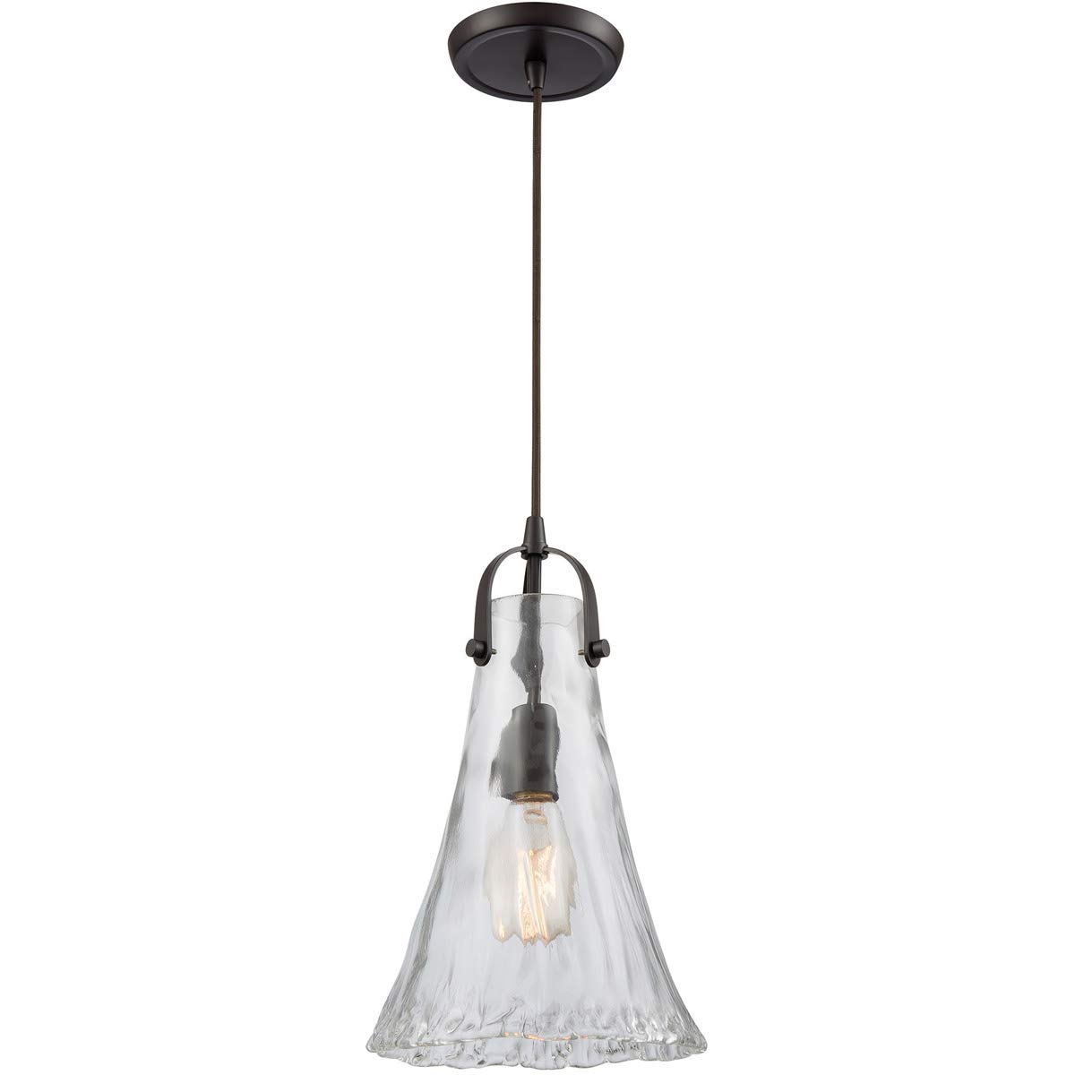 Oil Rubbed Bronze Pendant Light Fixture - 8