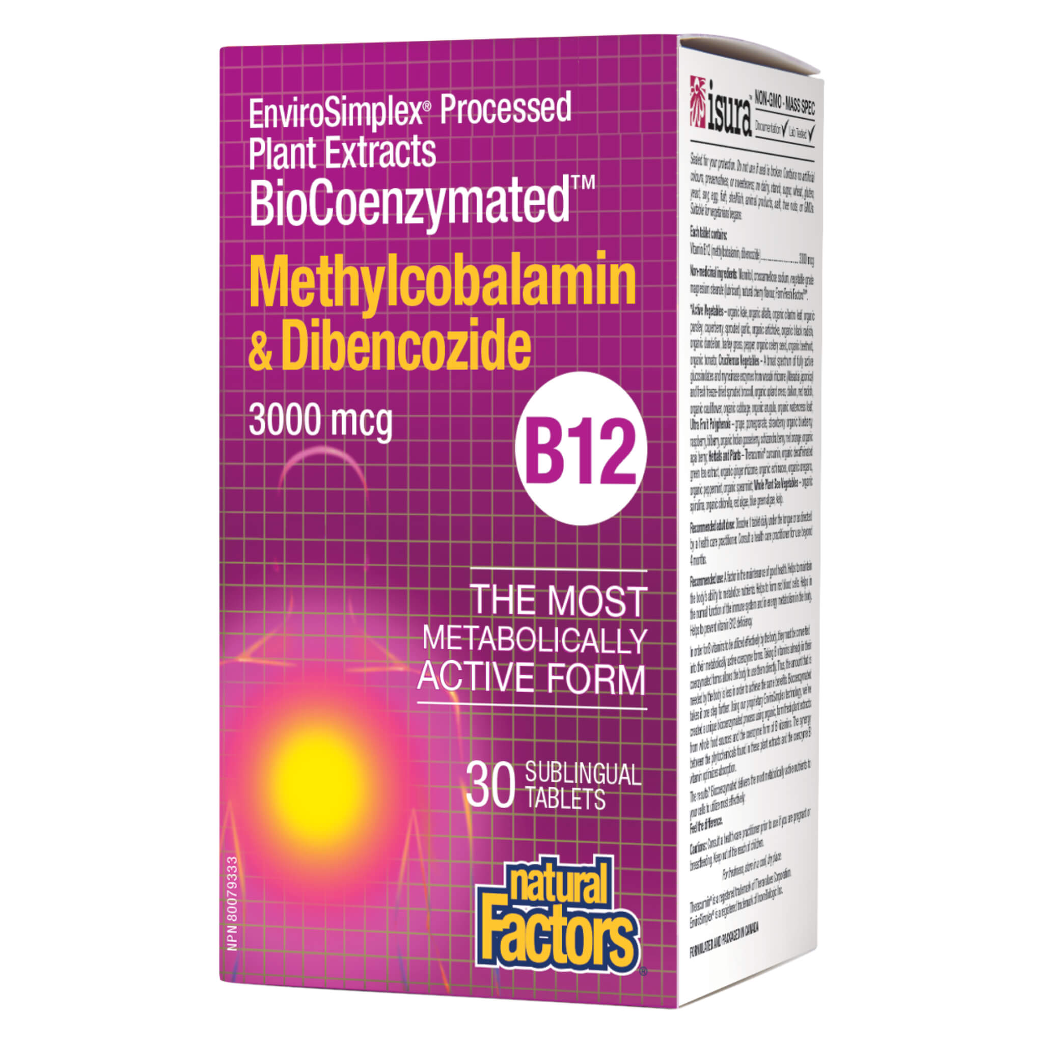 Premium B12 Methylcobalamin & Dibencozide Supplement - High Absorption Vitamin B Complex for Energy, Metabolism & Nervous System Support - Ideal for Vegan, Vegetarian & Active Lifestyles
