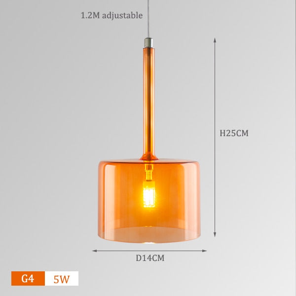 Stylish Glass Pendant Hanging Lights for Modern Home Decor - Perfect for Dining Room, Kitchen Island & Bedroom Lighting