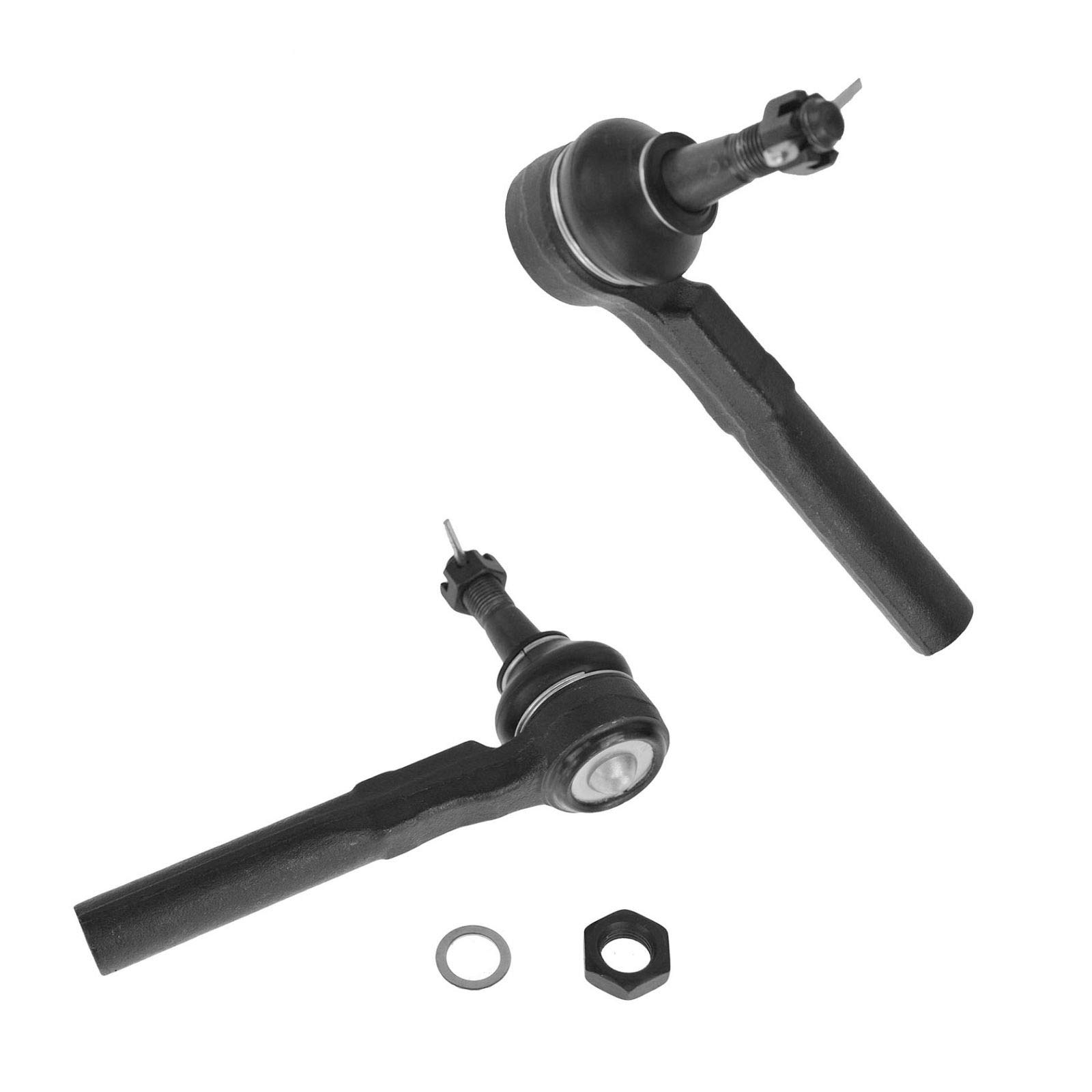 Front Steering & Drivetrain Kit - Tie Rod & Wheel Hub Bearing Assembly for 2006-2007 Buick Terraza, 2006-2008 Chevy Uplander, 2006 Pontiac Montana & Saturn Relay - Perfect for Suspension Repair & Maintenance