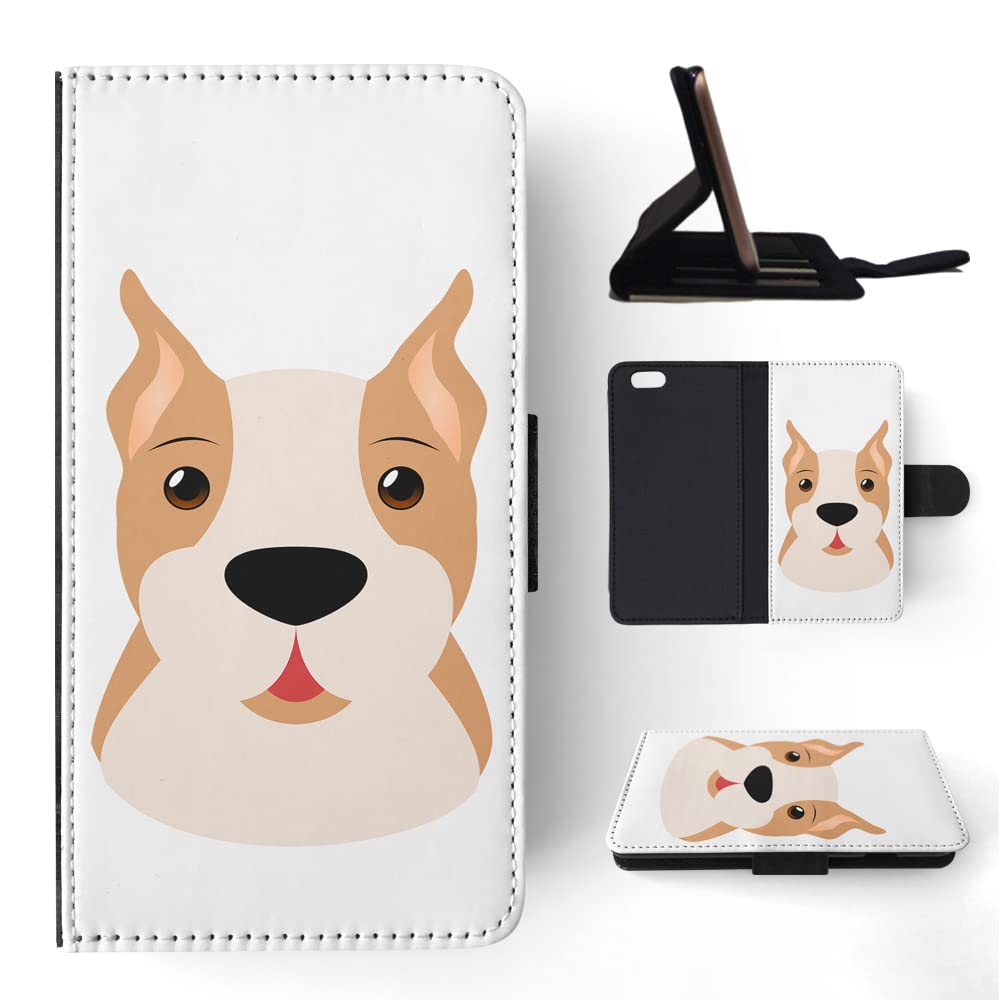 **Boxer Dog Print Flip Wallet Phone Case for Apple iPhone 6/6S - Stylish & Protective Cover for Everyday Use**