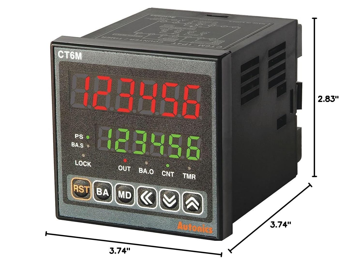 Digital LED Counter Timer with AC Power - Perfect for Kitchen, Gym & Classroom Time Management