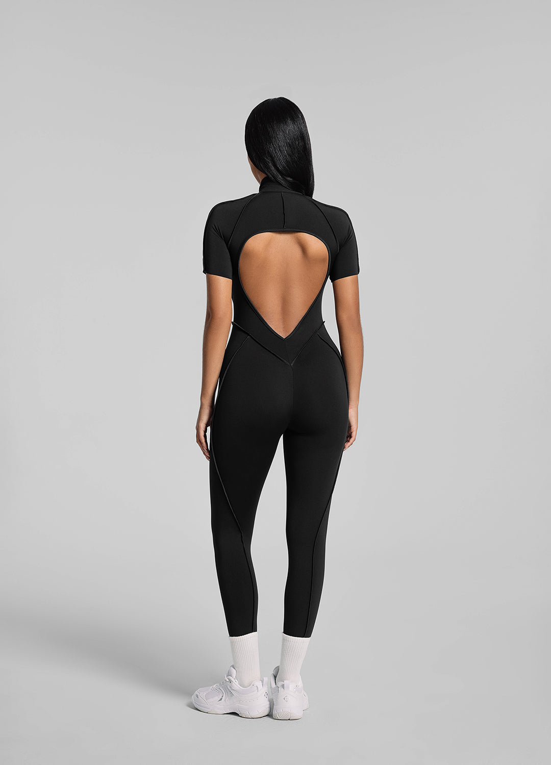 Stylish Short Sleeve Full Length Catsuit for Women | Comfortable Stretchy Bodysuit | Perfect for Cosplay, Dance, and Fashion Outfits