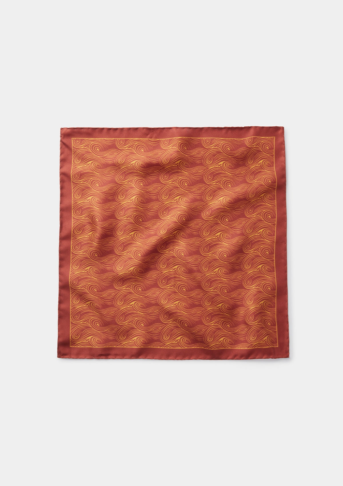 Elegant Burgundy Silk Pocket Square for Men - Perfect for Weddings, Business Meetings & Formal Events