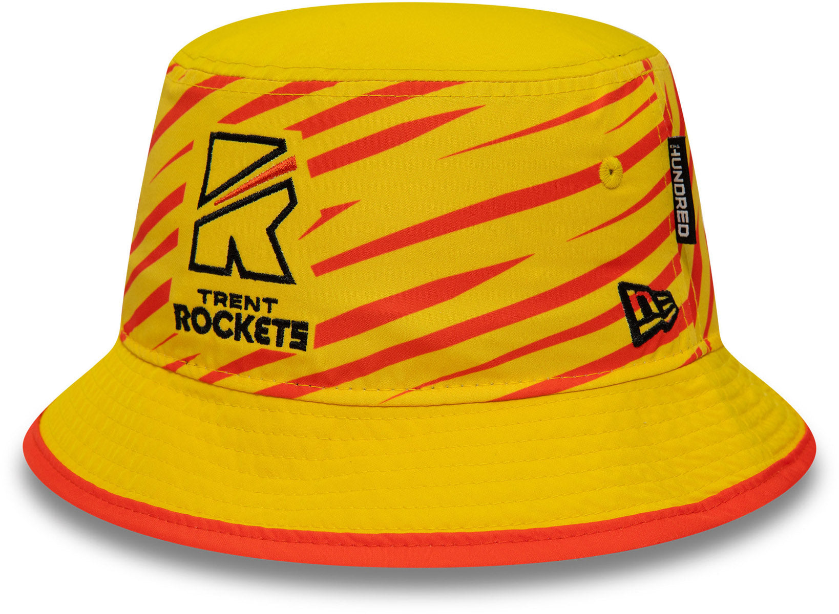 Trent Rockets The Hundred New Era All Over Print Bucket Hat - Stylish Unisex Sun Hat for Cricket Fans, Outdoor Sports & Summer Fashion