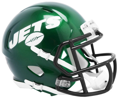 New York Jets Speed Mini Helmet - Authentic NFL Collectible for Fans, Display & Gifting - Perfect for Game Day Decor, Sports Memorabilia Collections & Football Enthusiasts