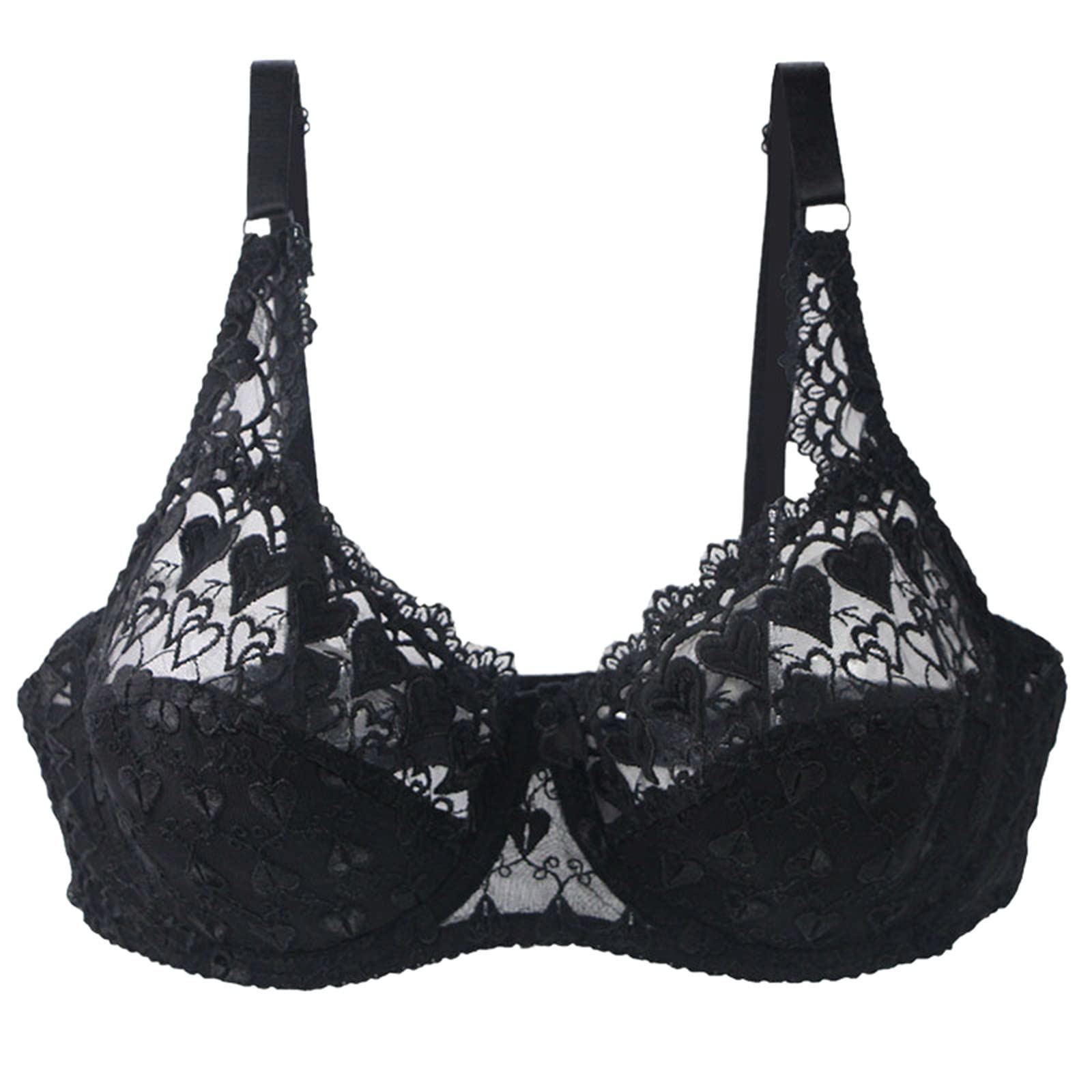 Sexy Lace Push Up Bra for Women - Plus Size Underwear with Comfortable Support - Perfect for Date Night, Special Occasions and Everyday Wear