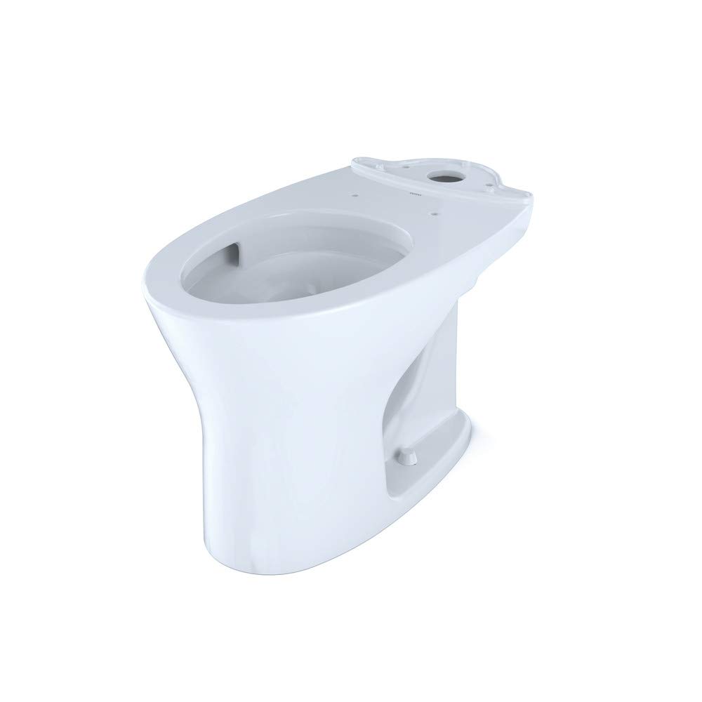 TOTO CT746CUG#01 Drake Two-Piece Toilet with CEFIONTECT Dual Flush, Cotton White - Perfect for Modern Bathrooms & Water-Saving Homes