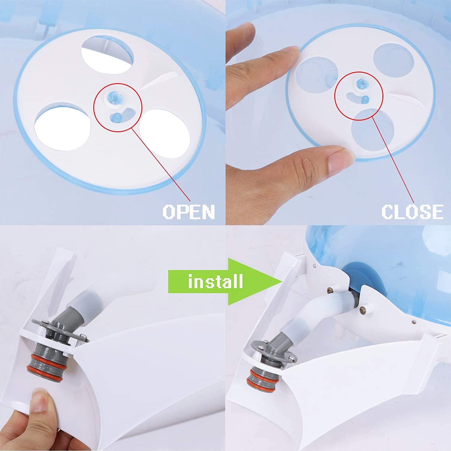 3 in 1 Facial Steamer & Hair Steamer with Humidifier - Hot Mist Moisturizing Hydration System for Skin & Hair Care - Portable Home Spa Atomizer for Salon & Personal Use - Perfect for Dry Skin Relief & Deep Conditioning Treatments