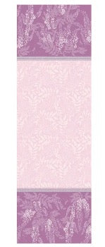 Glycine Parme Stain Resistant Table Runner - Elegant Dining Decor for Weddings, Parties & Holiday Tablescapes