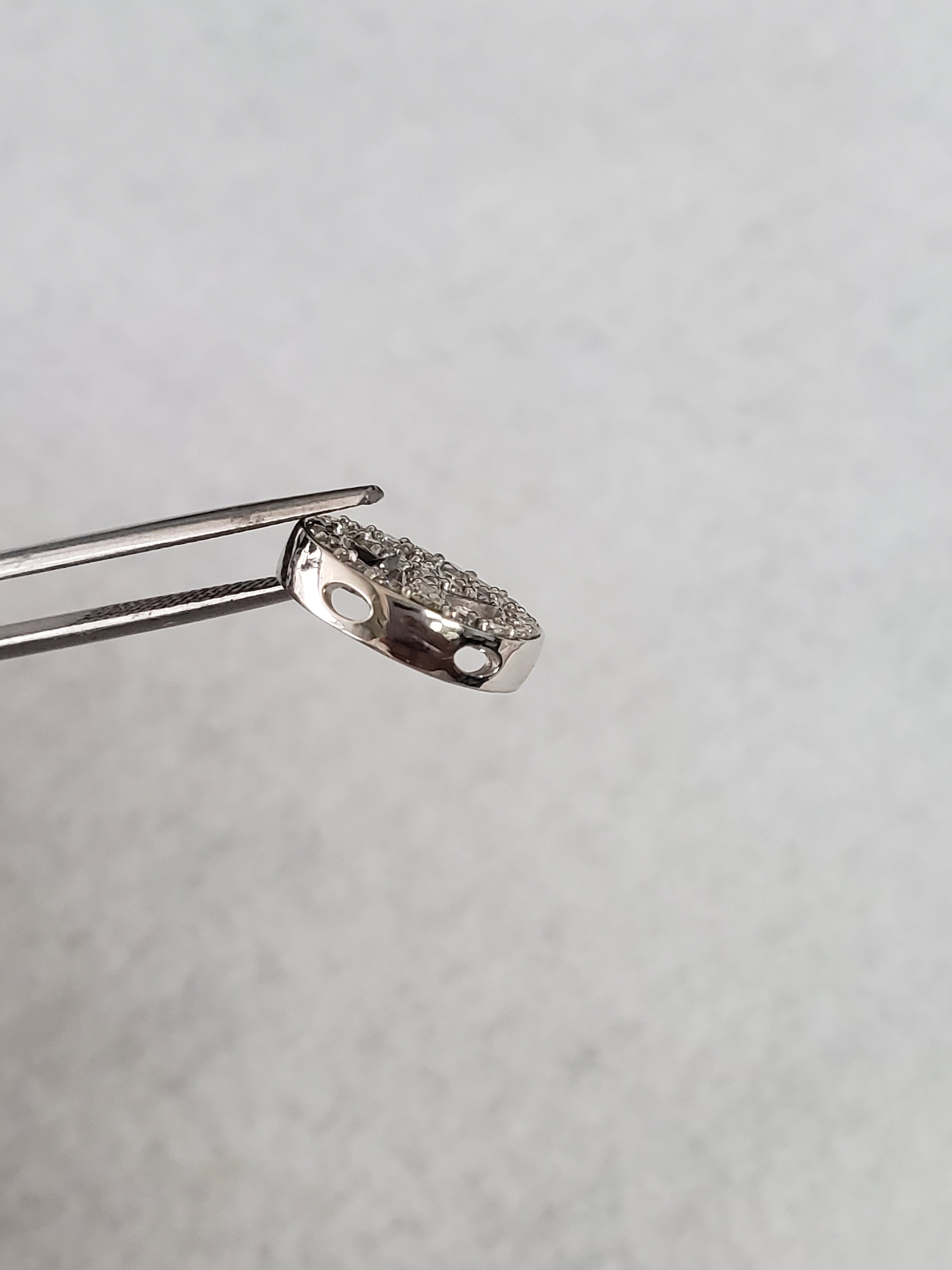 0.5 Carat Diamond Peace Symbol Pendant Necklace in 14K White Gold - Elegant Jewelry Gift for Women, Perfect for Anniversaries & Special Occasions