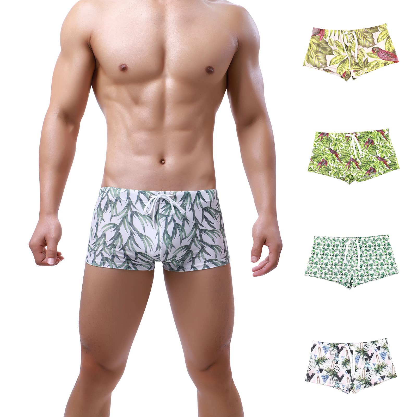 **Men's Quick Dry Swim Trunks with Mesh Lining - Comfortable & Stylish Swimming Shorts for Beach, Pool & Vacation**