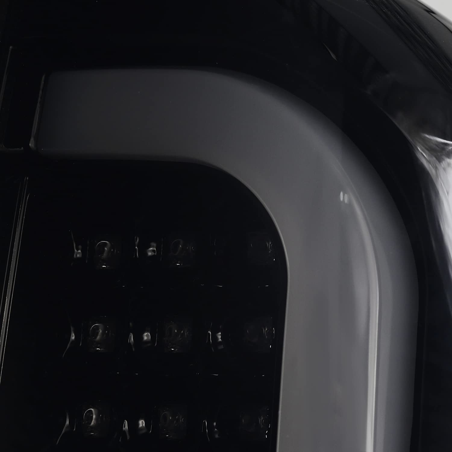 Spec-D Tuning Glossy Black Smoke LED Sequential Tail Lights for 2014-2021 Toyota Tundra - Left & Right Pair Assembly - Upgrade Your Truck's Style & Safety for Night Driving & Off-Road Adventures