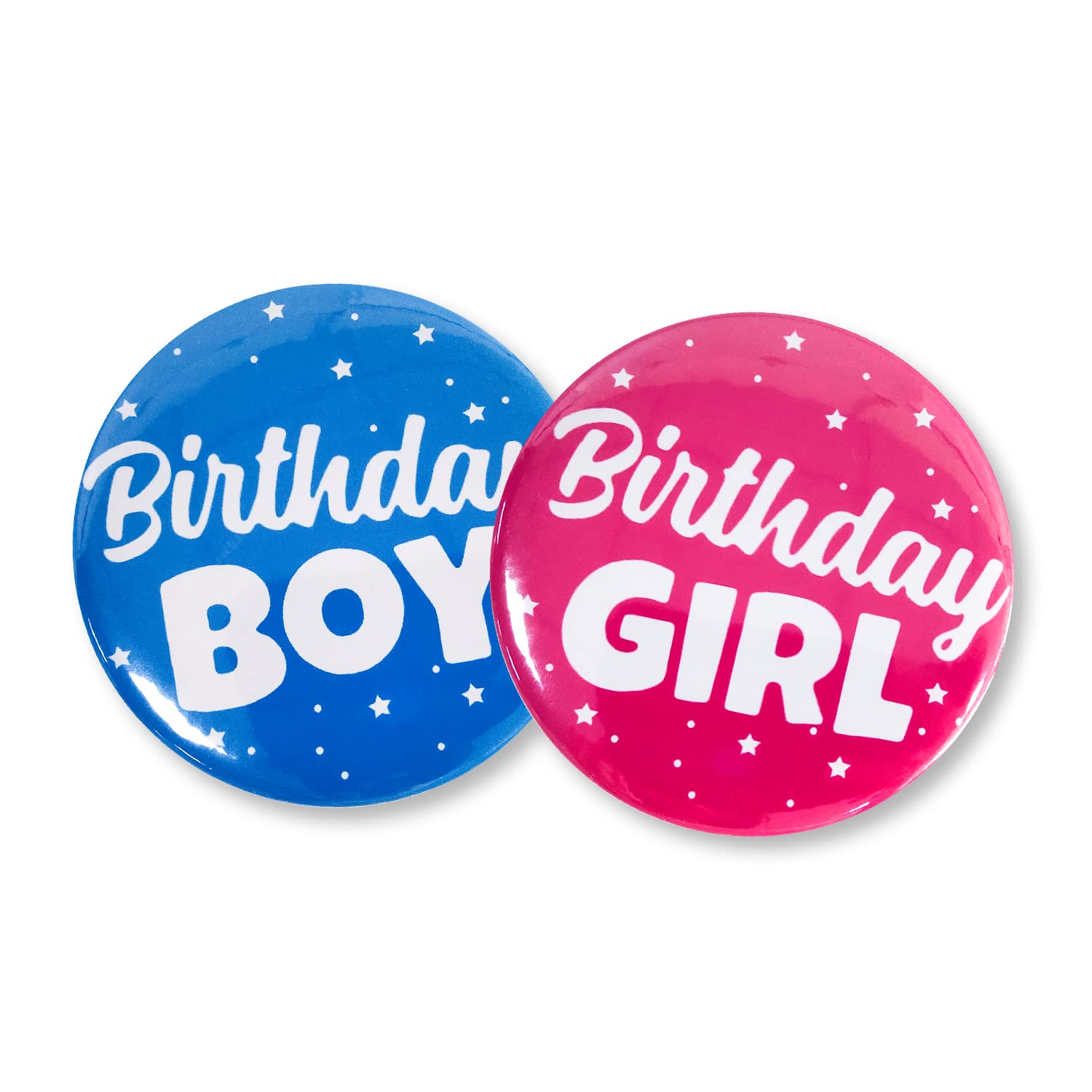 Birthday Girl Pin Badges - Cute Tinplate Party Pins for Women & Girls - Perfect for Birthday Parties, Bridal Showers & Special Events