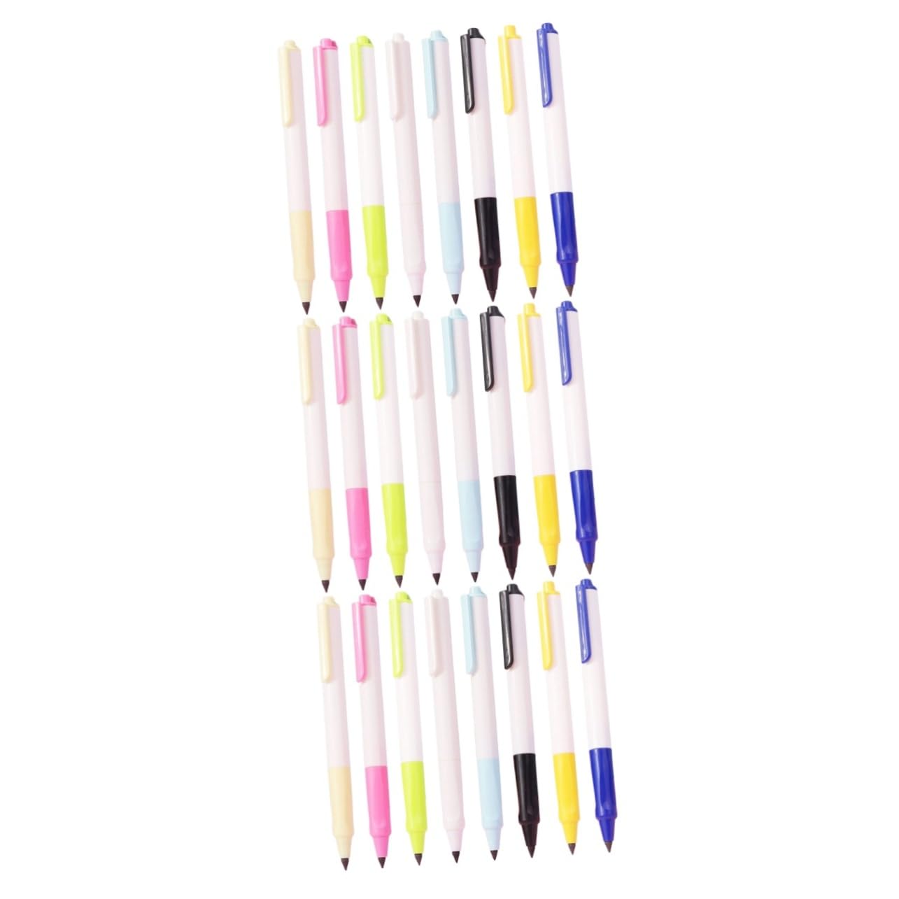 24 Pack Eternal Pencils - No Sharpening Everlasting Drafting Pencils by Cabilock | Perfect for Sketching, Writing & Office Use