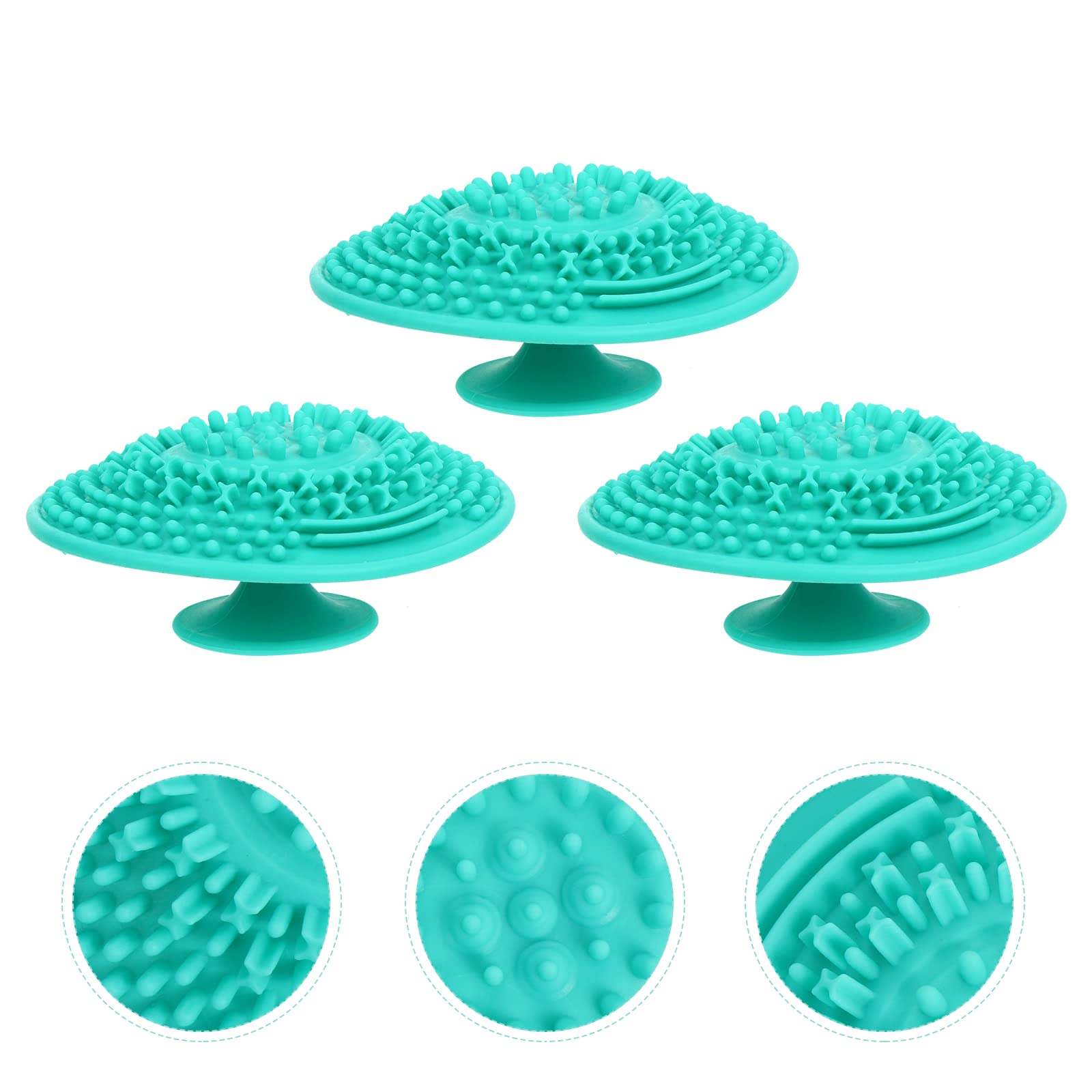 3pcs Makeup Brush Cleaning Cup Set - Professional Cosmetic Brush Cleaner with Scrubber Pad, Beauty Tool for Quick & Hygienic Brush Care (Perfect for Home Salon & Travel Makeup Kits)