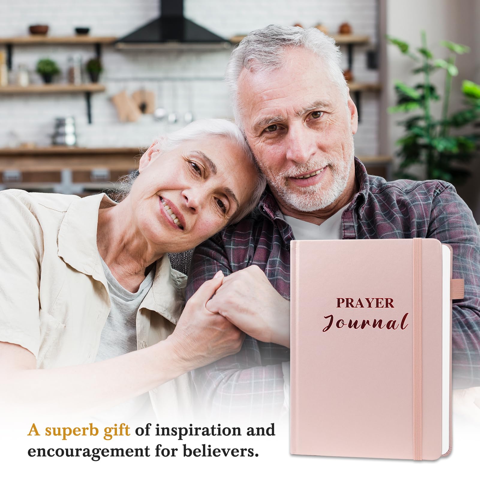 Pink Prayer Journal for Women & Men - Bible Study Journal with Prompts, Scripture Verses & Devotional Guide - 60 Week Christian Journal for Spiritual Growth | Perfect for Daily Devotion, Bible Study Groups & Personal Reflection