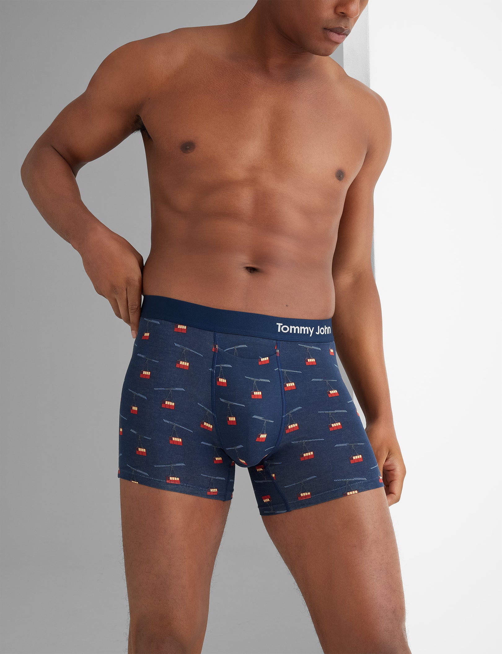 Premium Cotton Trunk Underwear for Men - 6 Pack Soft Breathable Boxer Briefs - Comfortable Everyday Wear for Workout, Lounge & Travel