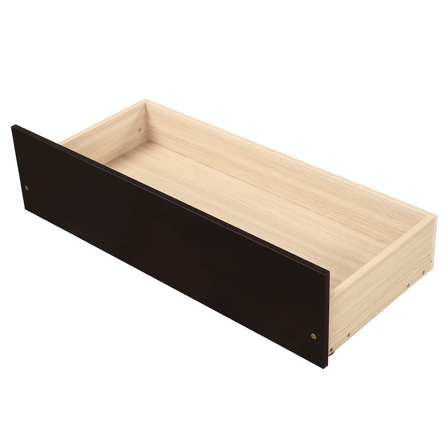 Harper & Bright Designs Twin Size Wood Storage Bed Frame with Headboard & Drawers - Espresso Platform Bed for Kids, Girls & Boys - Perfect for Small Bedrooms, Dorm Rooms & Space-Saving Kids' Furniture