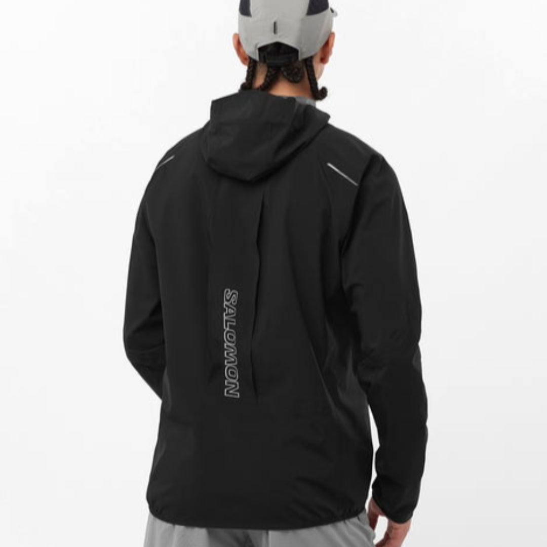 Salomon Men's Bonatti Waterproof Trail Running Jacket - Lightweight & Breathable for Hiking, Camping & Outdoor Adventures