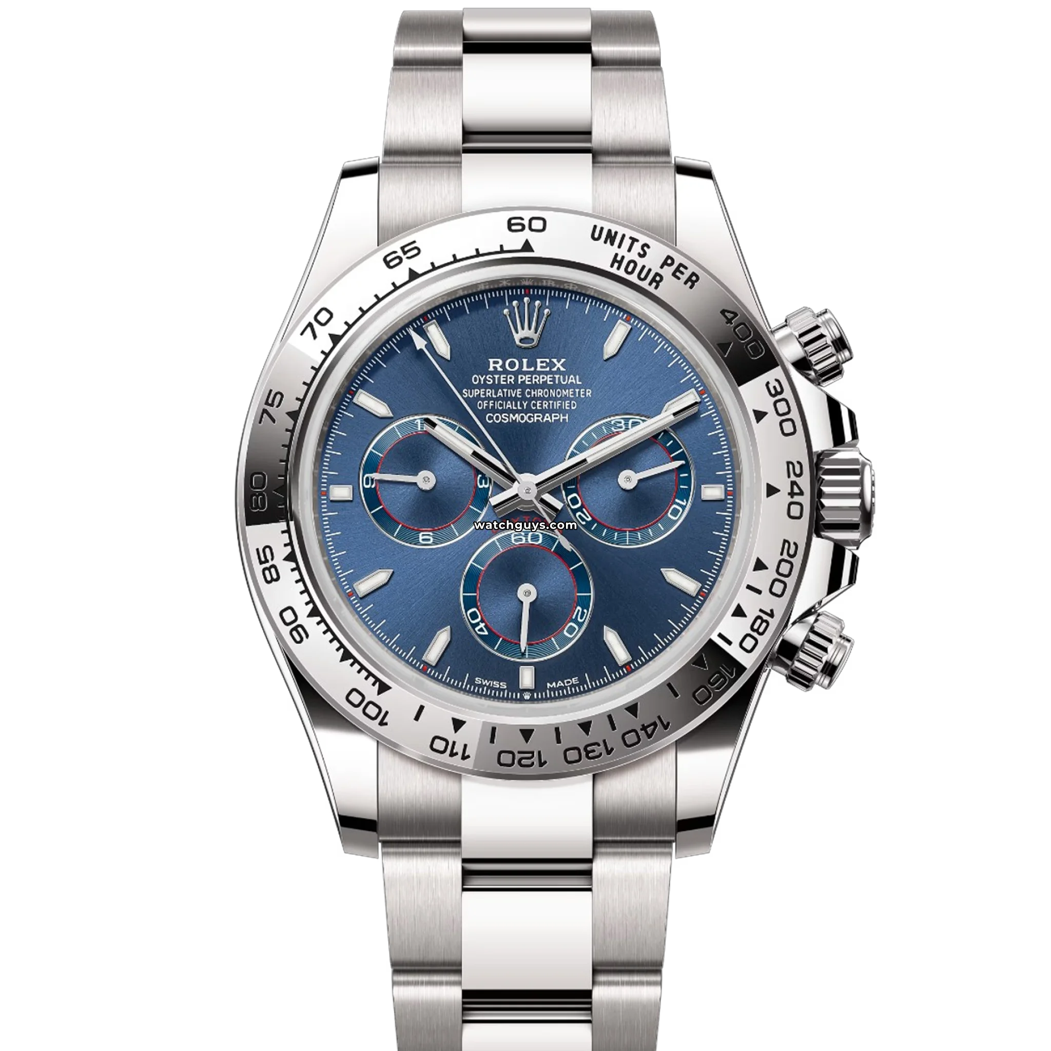 Rolex Daytona 126509 Blue Dial White Gold Men's Watch - Luxury Swiss Timepiece for Business, Gifting & Special Occasions