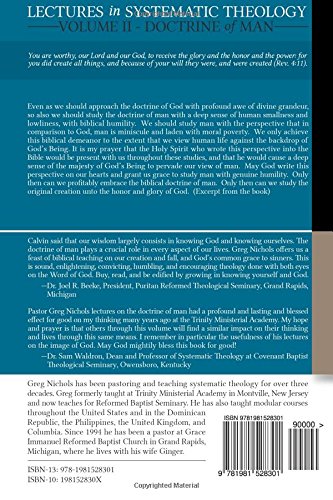 Systematic Theology Lectures: Doctrine of Man - Christian Study Guide for Pastors & Seminary Students | Biblical Anthropology & Human Nature Exploration