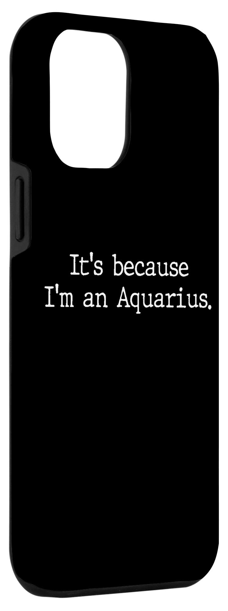 iPhone 12 Pro Max Case - Zodiac Aquarius Horoscope Astrology Phone Cover for Women & Men - Perfect Birthday Gift for Astrology Lovers (Use for Daily Protection & Style Expression)