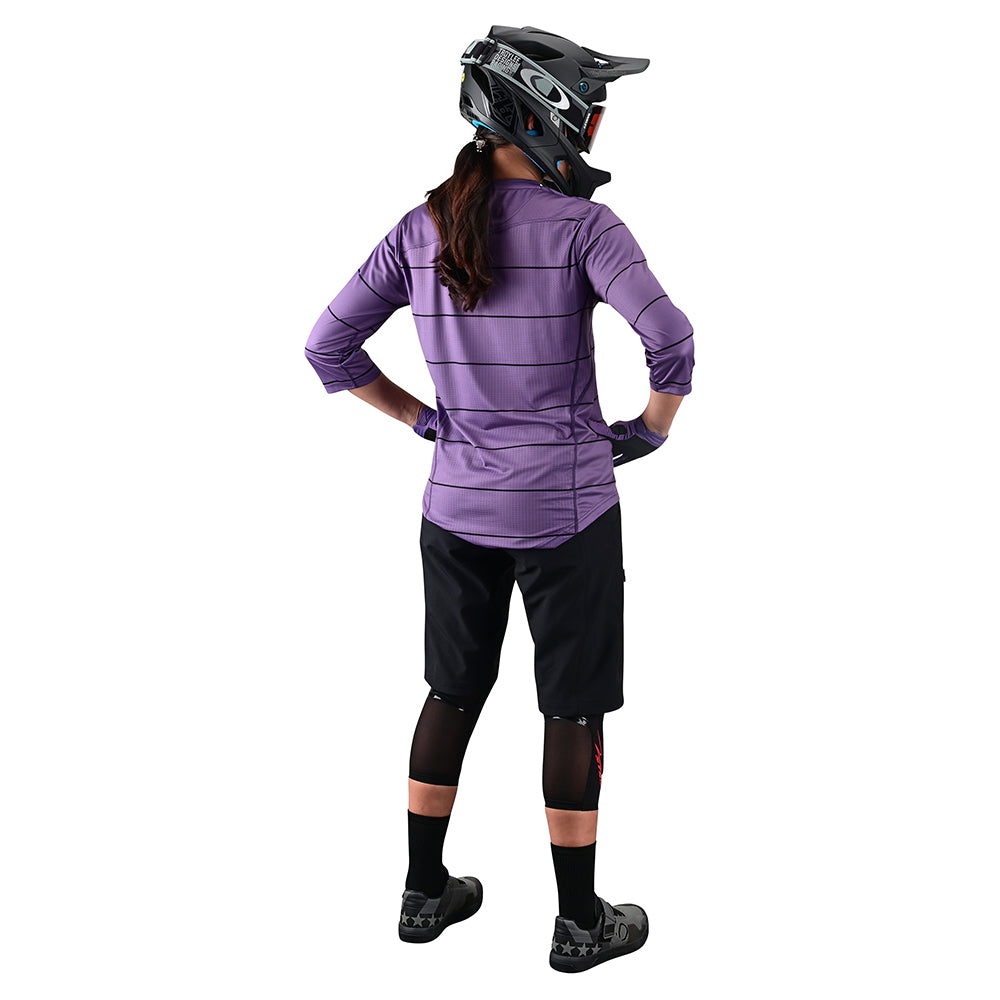 Women's Mischief Jersey Pinstripe Orchid - Stylish Baseball Shirt for Casual Wear & Sports Events - Perfect for Game Day, Outings & Team Spirit Fashion