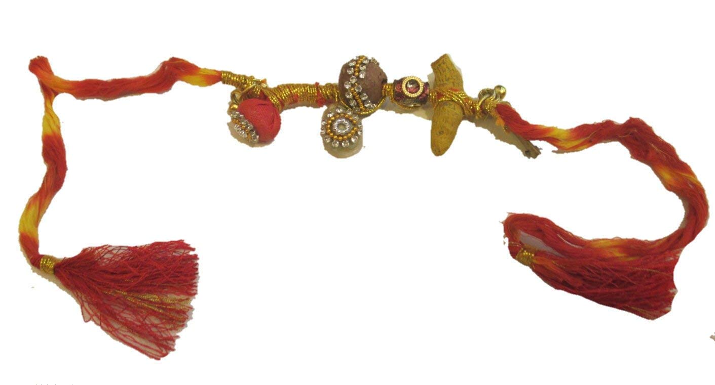Aman Royal Dulha Collection Kangna - Traditional Indian Wedding Bracelet for Groom & Bride - Handcrafted Bridal Jewelry for Hindu Marriage Ceremonies - Perfect for Sangeet, Mehendi & Wedding Rituals