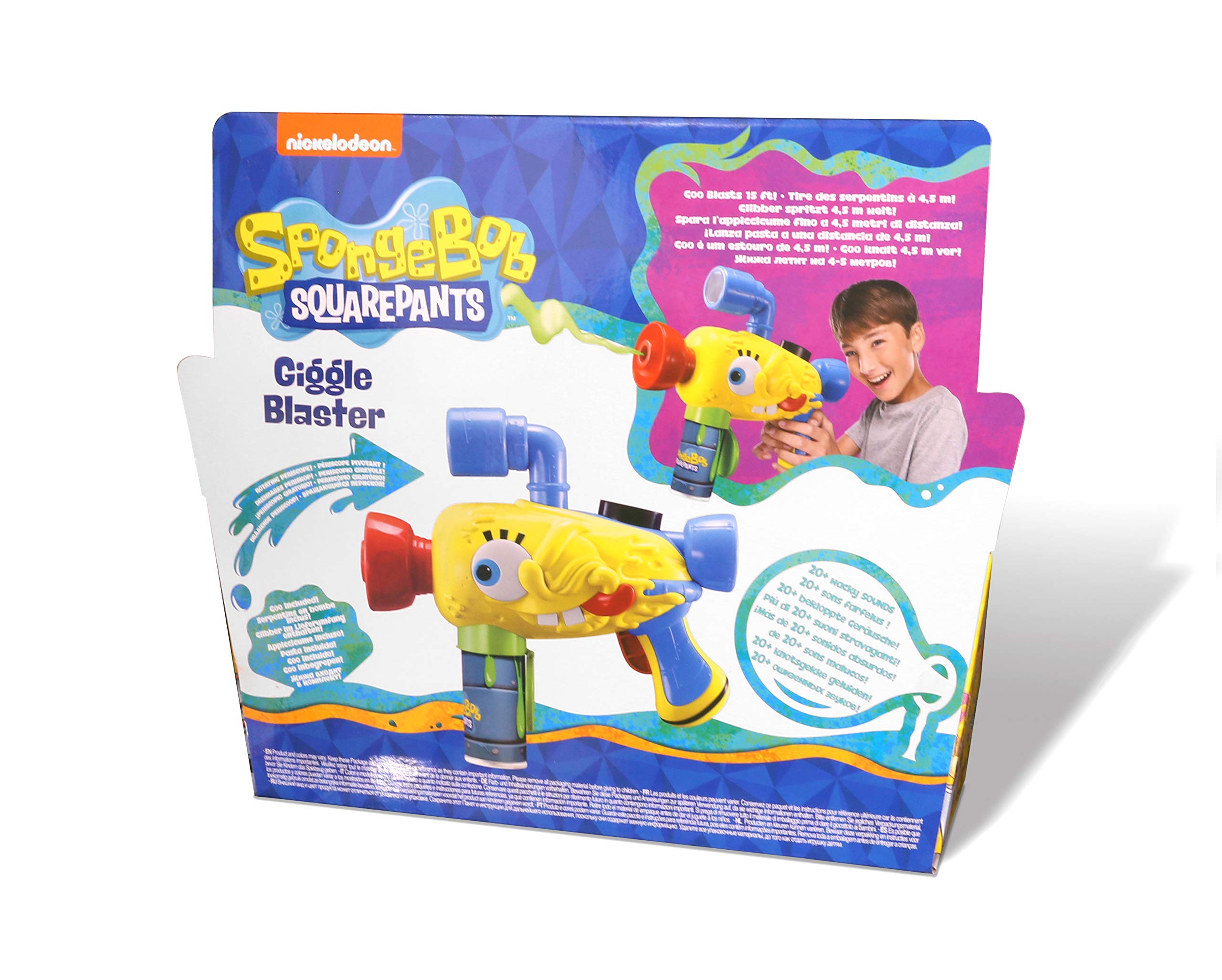 Spongebob Squarepants Giggle Blaster Toy - Fun Interactive Kids Gift for Birthday & Parties | Ships to USA & UK | Perfect for Playtime & Collectibles
