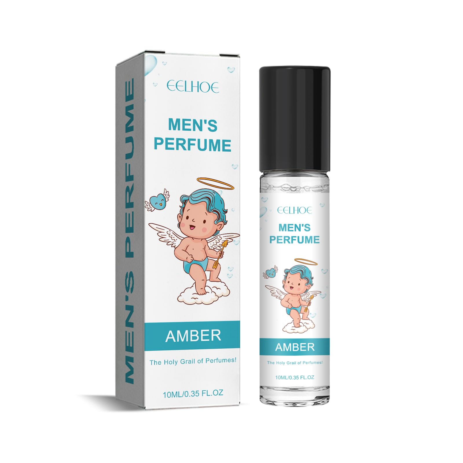 Cupid Cologne for Men - Long Lasting Pheromone Perfume with Romantic Fragrance (10ml) | Attract & Seduce, Perfect for Dates, Parties & Special Occasions