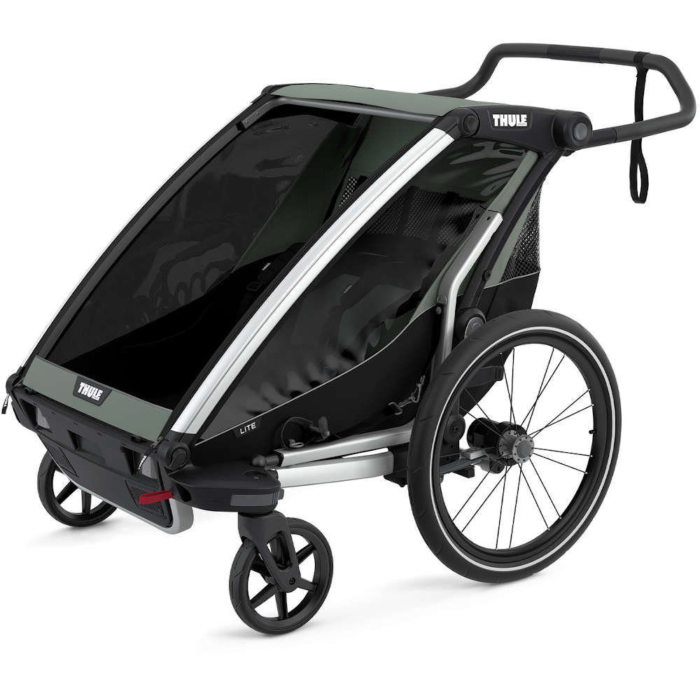 Thule Chariot Lite 2 - Premium Lightweight Bike Trailer & Jogging Stroller for Kids - Perfect for Cycling, Running, and Outdoor Adventures
