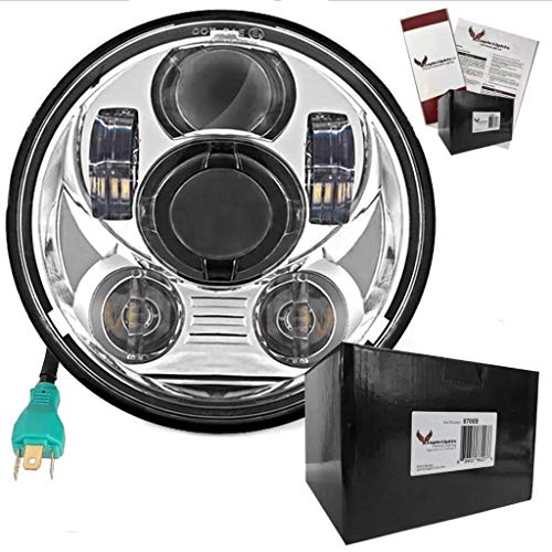 Chrome LED Headlight