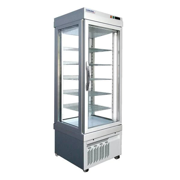 AMFTO 4-Sided Glass Freezer Merchandiser 4400 NFN - Commercial Refrigerator for Supermarkets, Restaurants & Convenience Stores