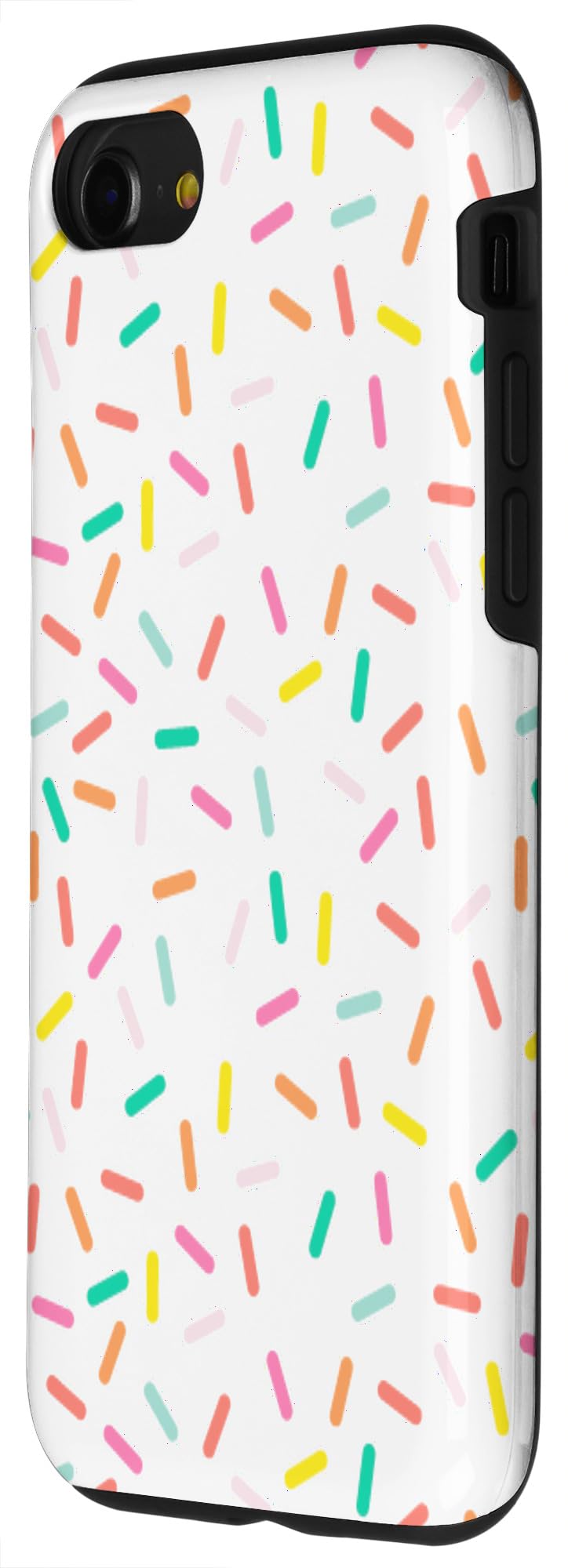 Colorful Ice Cream Donut Sprinkles Phone Case for iPhone SE (2020) / 7 / 8 - Cute Protective Cover for Everyday Use, School & Work