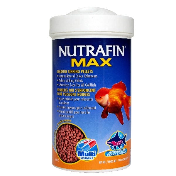 Nutrafin Max Goldfish Medium Sinking Pellets - Premium Fish Food for Goldfish & Koi | Balanced Nutrition for Healthy Growth | Ideal for Aquariums & Outdoor Ponds