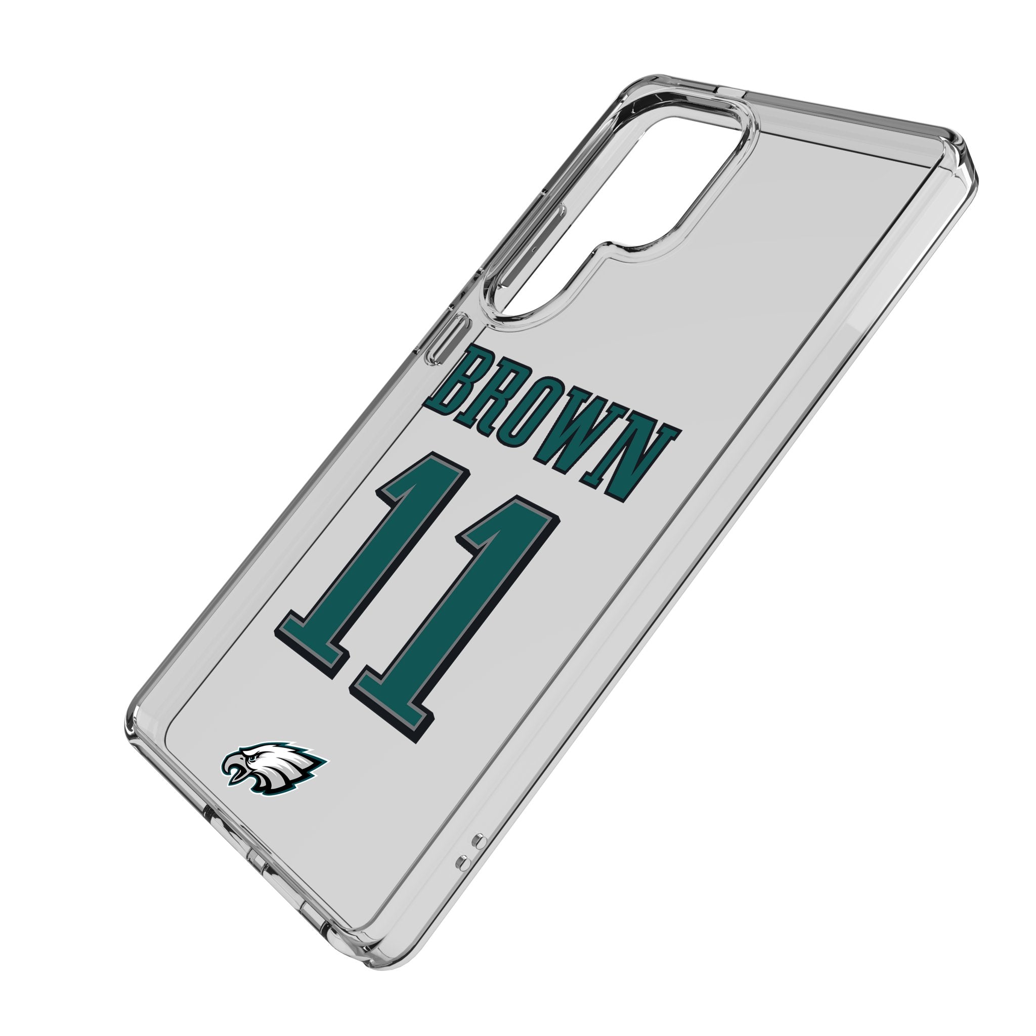 A.J. Brown Philadelphia Eagles NFL Football Team Clear Phone Case for Samsung Galaxy - Perfect for Game Day & Eagles Fans