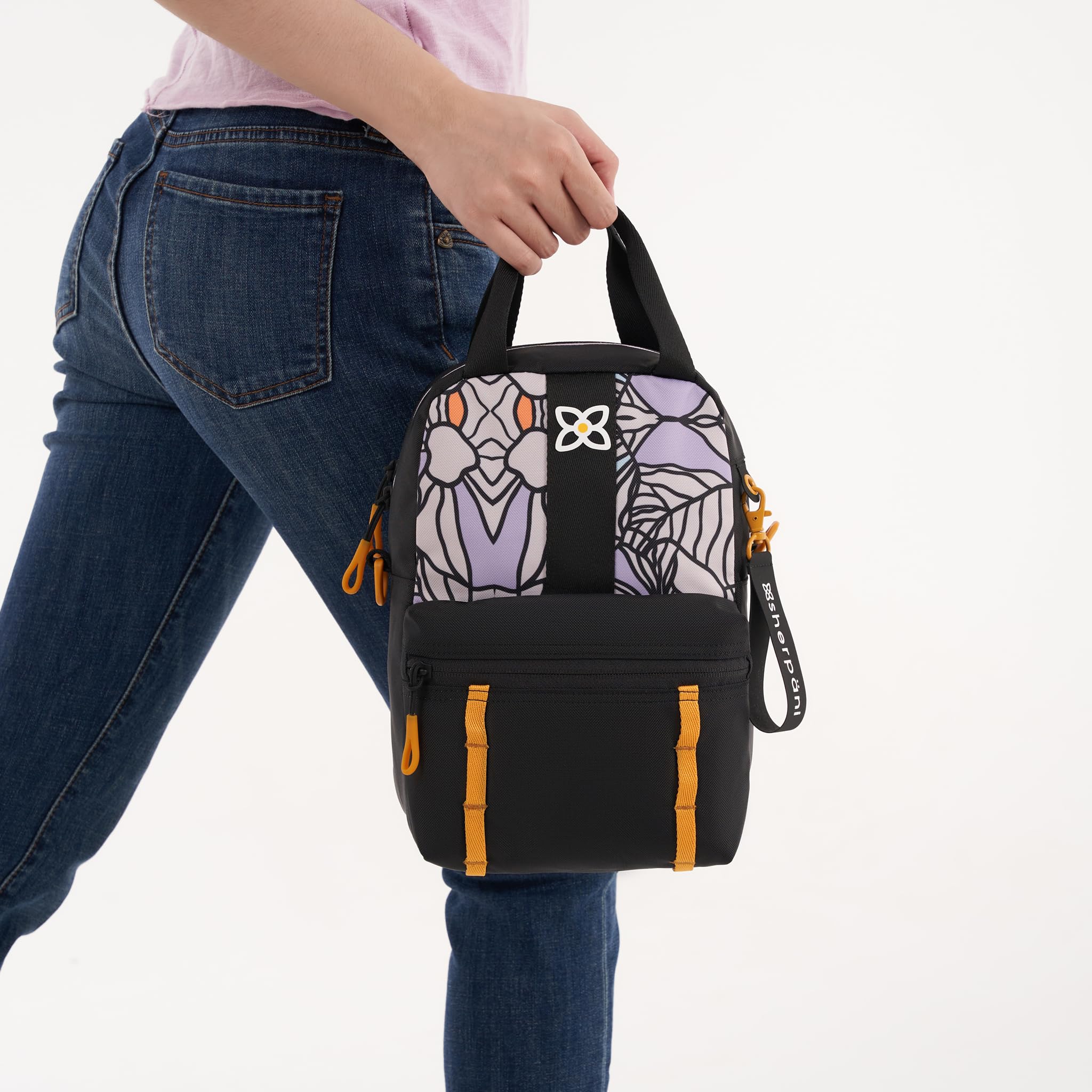 Sherpani Logan Mini Backpack for Women - RFID Travel Purse & Nylon Tote Bag for Daily Commute & Outings