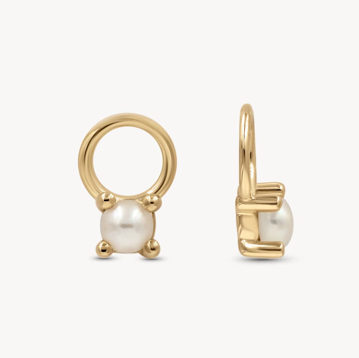 Mini Birthstone Huggie Charms - Dainty Sterling Silver Earrings for Women | Perfect for Everyday Wear, Gifts & Special Occasions