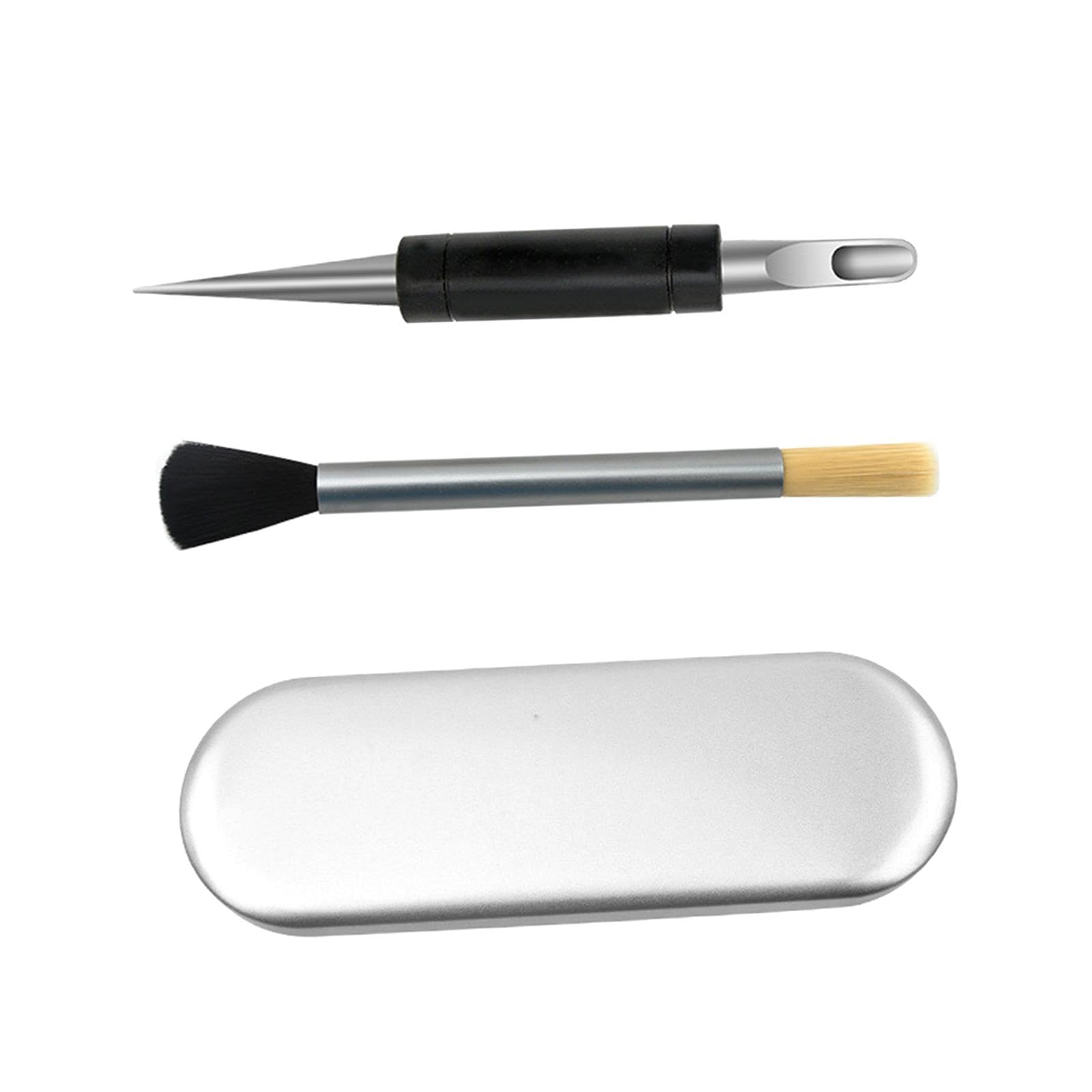 CALANDIS® Professional Coffee Sweep Tool Kit - Latte Art Pen, Iron Box & Coffee Sweep for Baristas & Home Brewing | Perfect for Espresso, Cappuccino & Latte Art Creations in Cafes & Home Kitchens