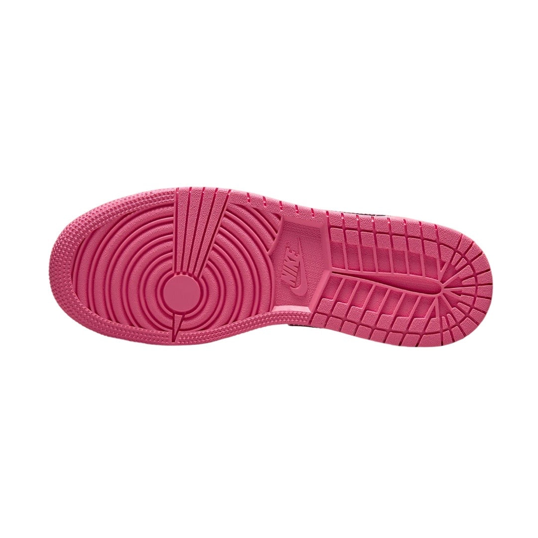Air Jordan 1 Low GS Sneakers - Women's Pink & White Basketball Shoes for Casual Wear & Street Style