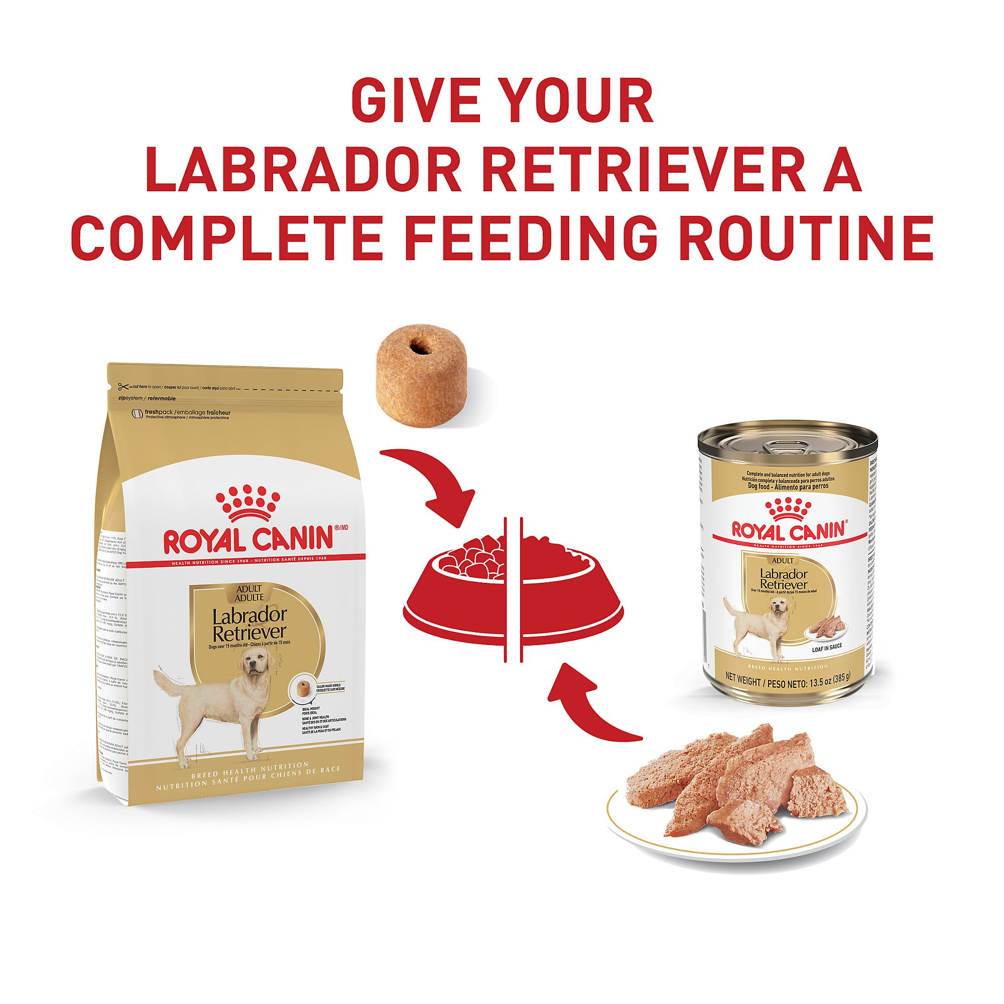 Royal Canin Labrador Retriever Adult Dry Dog Food - 30 lb Bag | Premium Nutrition for Large Breed Dogs | Perfect for Active Labs & Outdoor Adventures