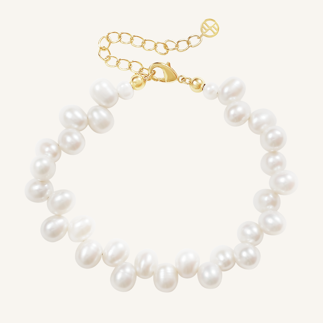 6mm Alaska Pearl Bracelet - Elegant Handmade Jewelry for Women, Perfect for Weddings, Parties & Special Occasions