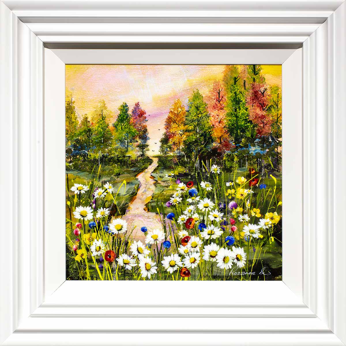 Original 'A Long Walk II' Painting - Handmade Artwork for Home & Office Decor | Perfect for Living Rooms, Bedrooms & Gifts