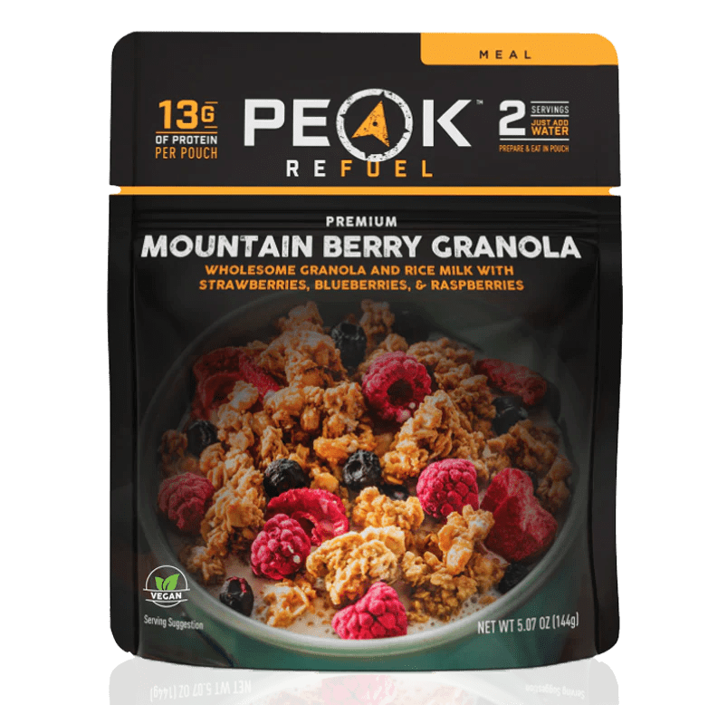 PEAK REFUEL Mountain Berry Granola - High Protein Energy Bars for Hiking, Camping & Outdoor Adventures - Healthy Snack for Athletes & Active Lifestyles