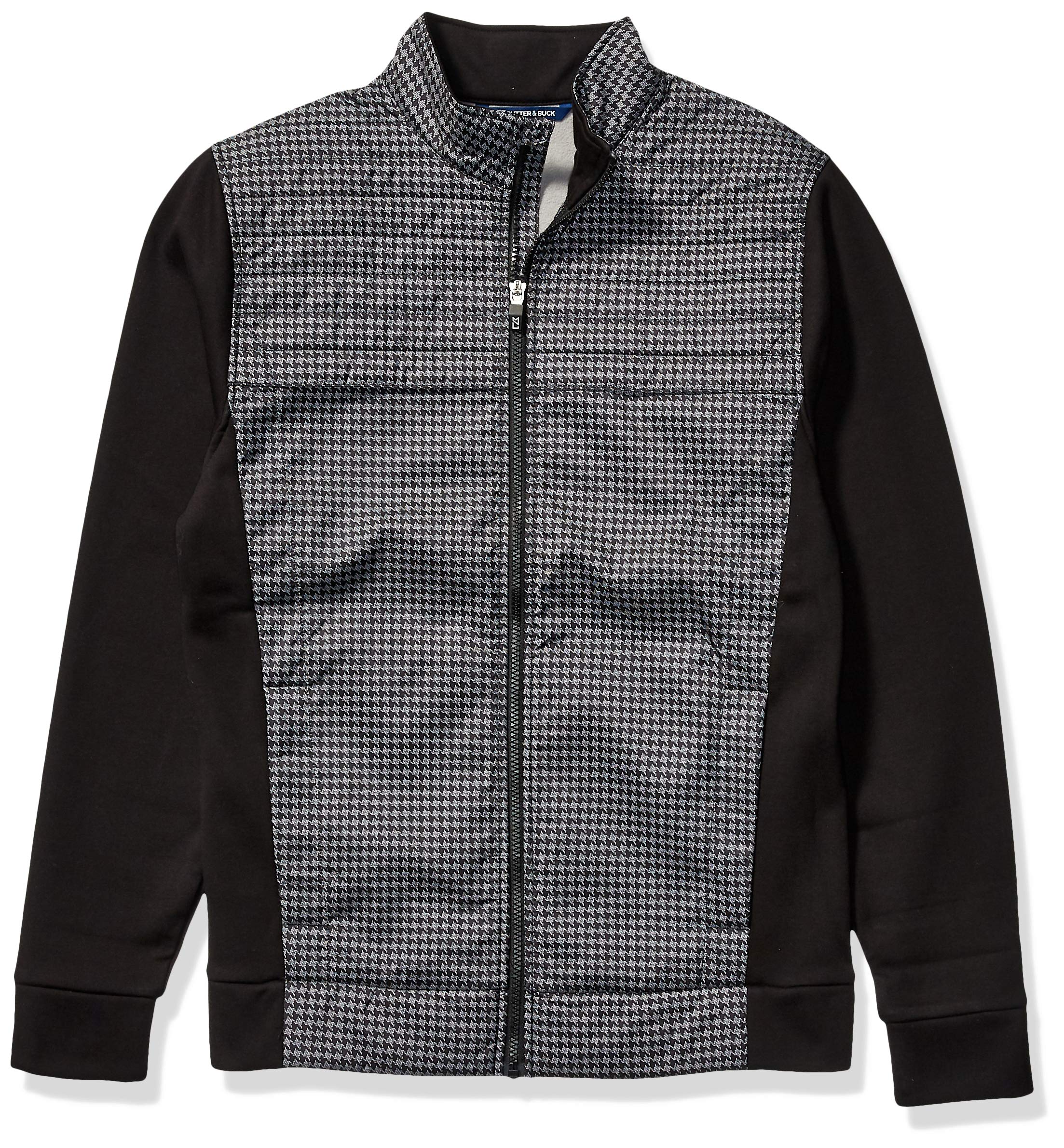 Cutter & Buck Men's Wind-Resistant Discovery Windblock Hybrid Jacket - Lightweight Waterproof Outdoor Jacket for Hiking, Running & Travel