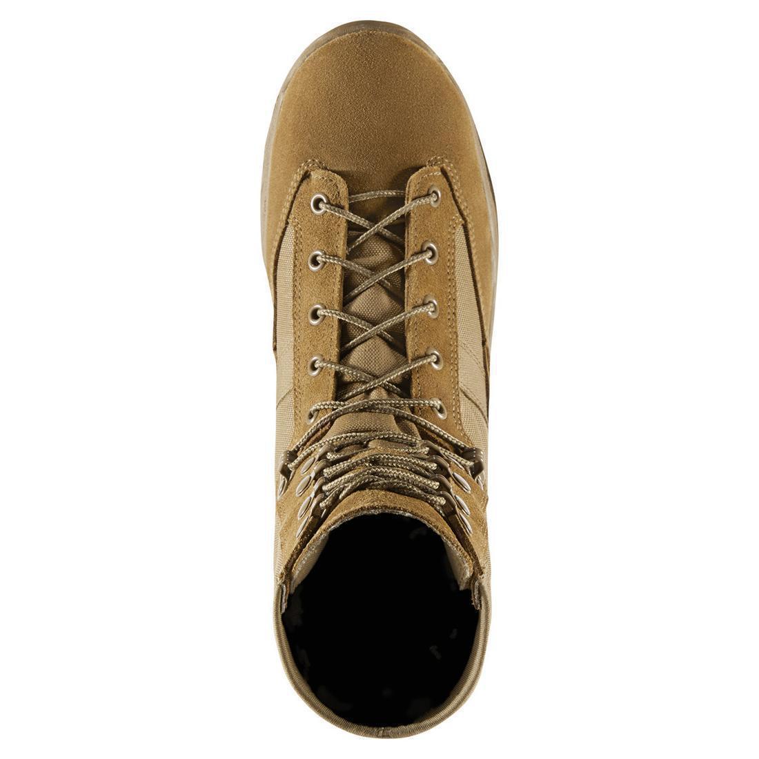 Reckoning 8 Hot Military Boots USMC Coyote Brown - Tactical Combat & Outdoor Hiking Footwear for Men