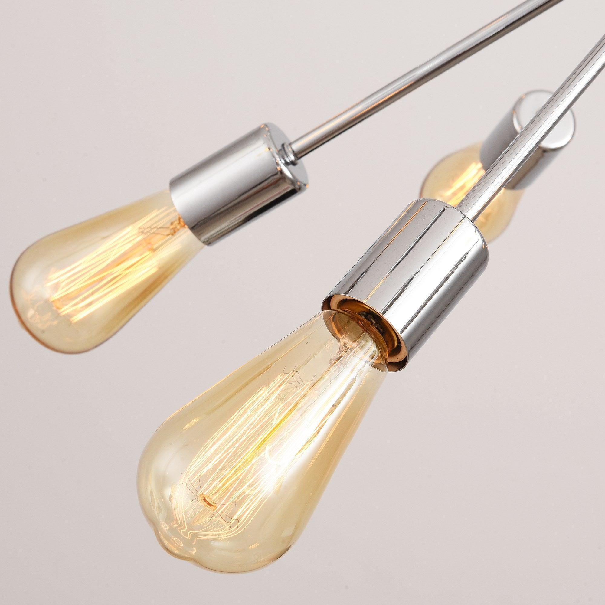 Cordell 18-Light Chrome Sputnik Sphere Chandelier - Modern Ceiling Lighting Fixture for Dining Room, Living Room & Bedroom