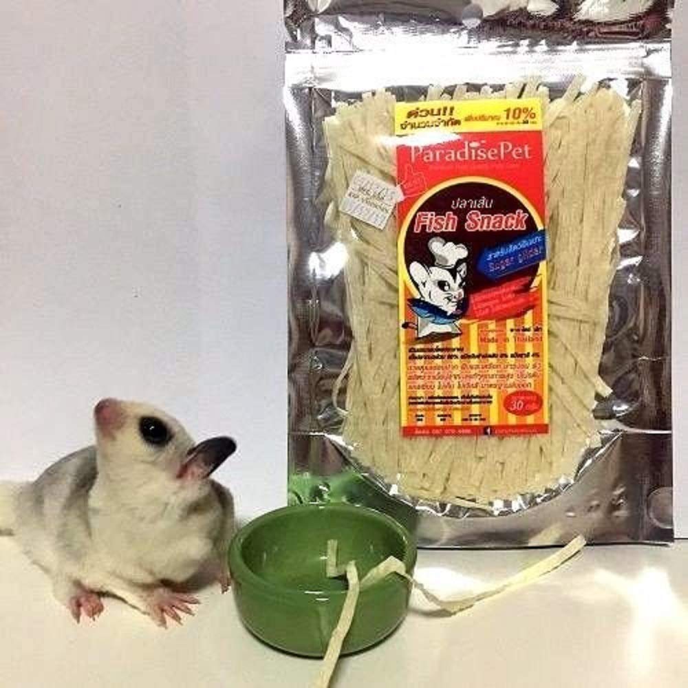 Fish Flavor Sugar Glider Hamster Treats - 3pc Small Animal Snacks for Chinchillas & Squirrels - Perfect for Training Rewards