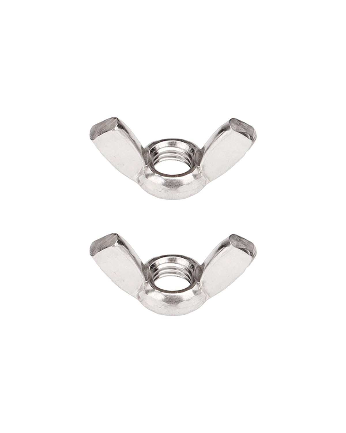 M12 Wing Nuts - 304 Stainless Steel Wing Nuts for Home & Industrial Use - Corrosion Resistant Hardware Fasteners (Pack of 2) - Perfect for Plumbing, Furniture Assembly, and Machinery Maintenance